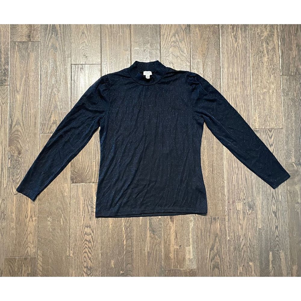 J.Crew Mock Neck Puffy Sleeve
